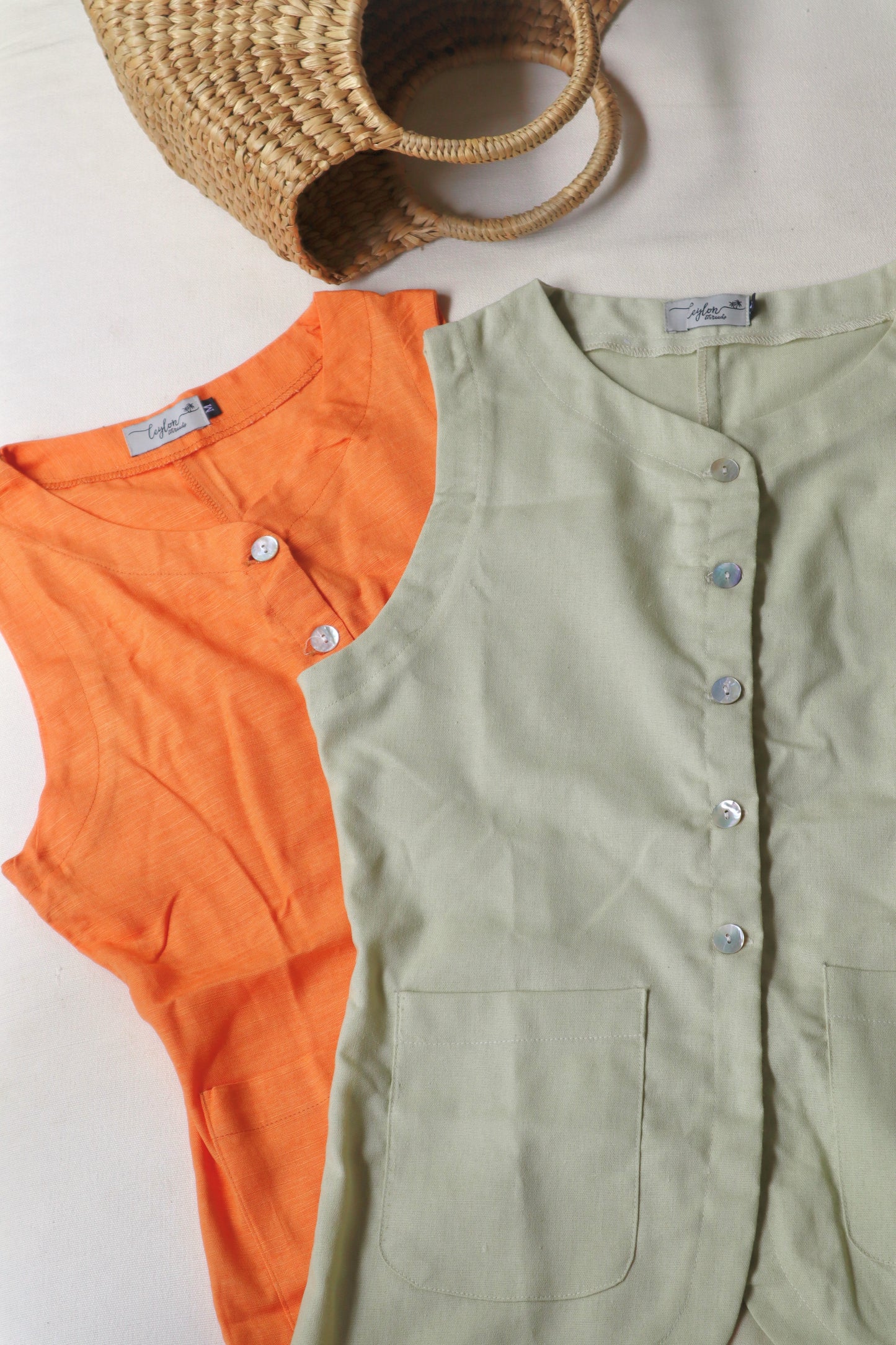 June Top Orange