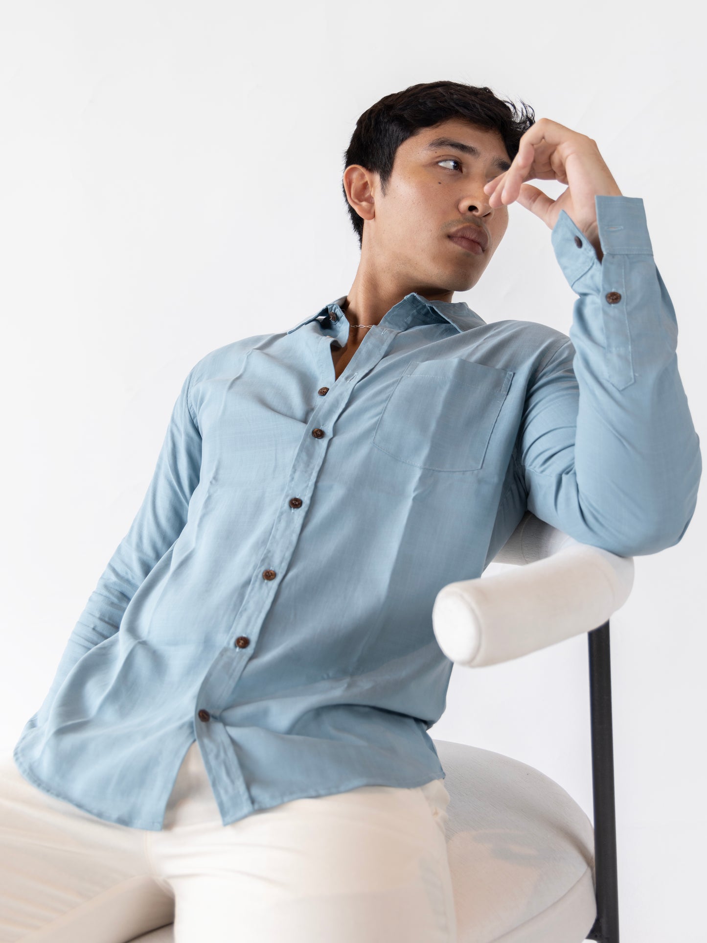 Nada Long Sleeve Shirt Regular Collar