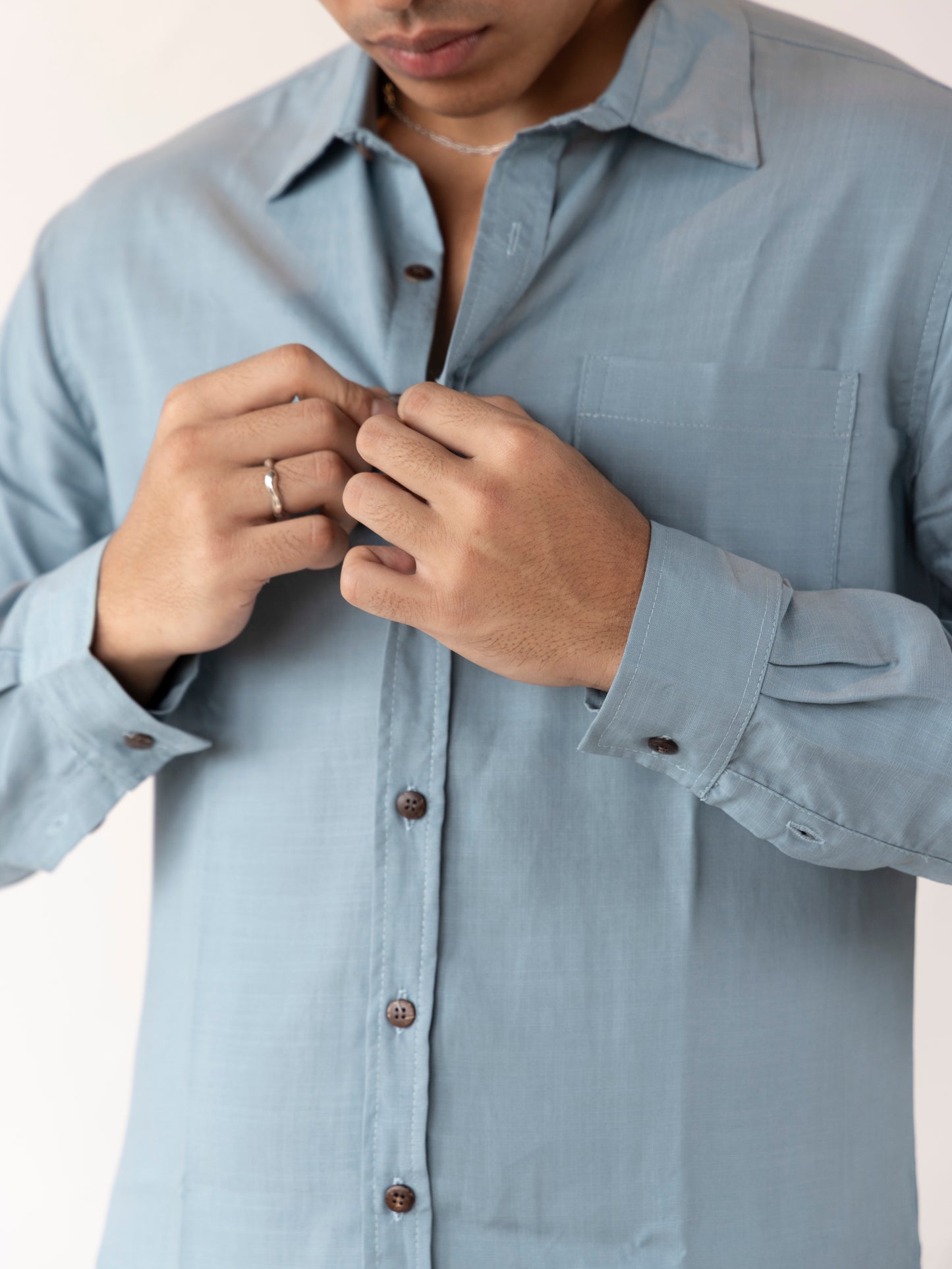 Nada Long Sleeve Shirt Regular Collar