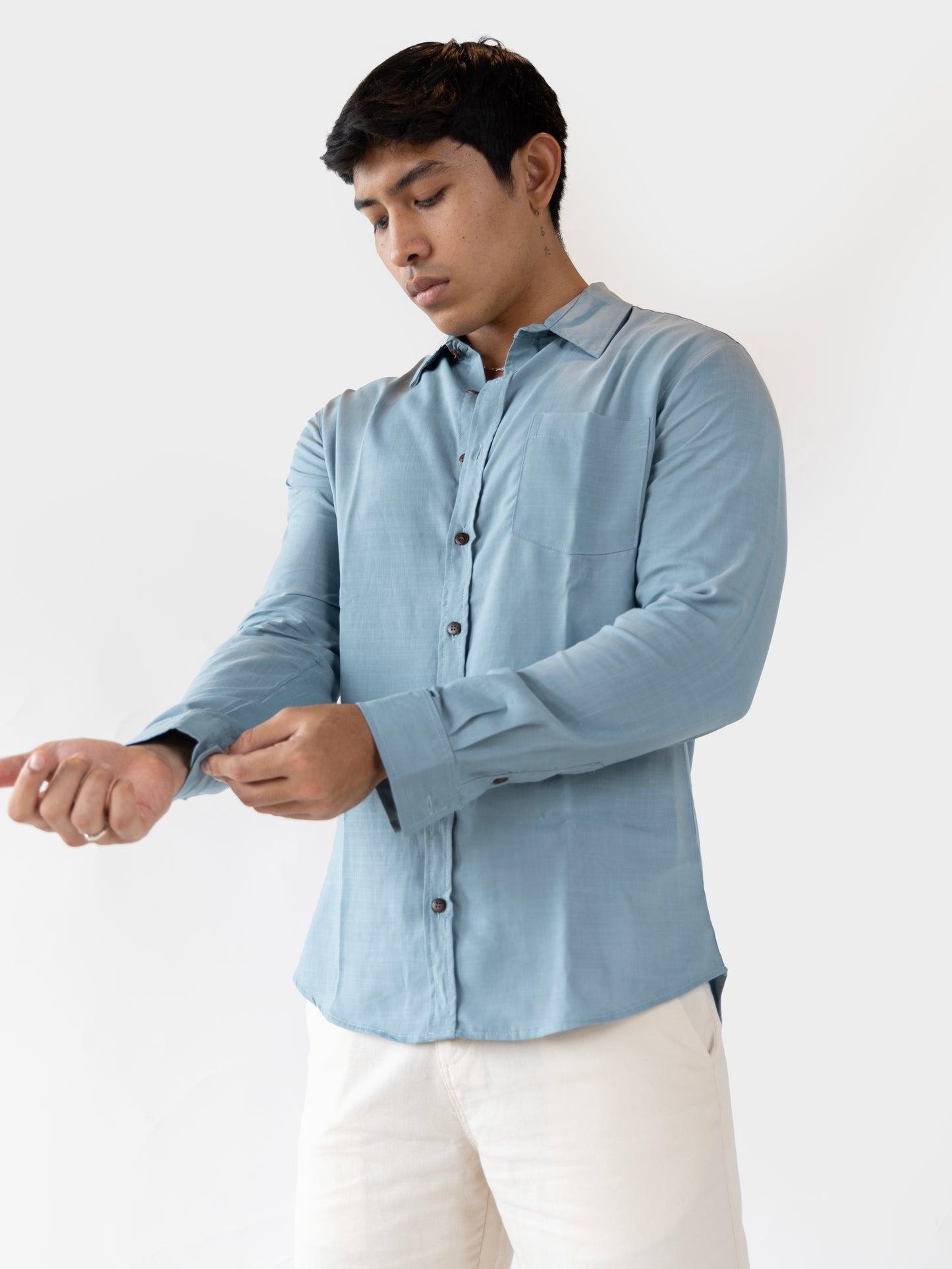 Nada Long Sleeve Shirt Regular Collar