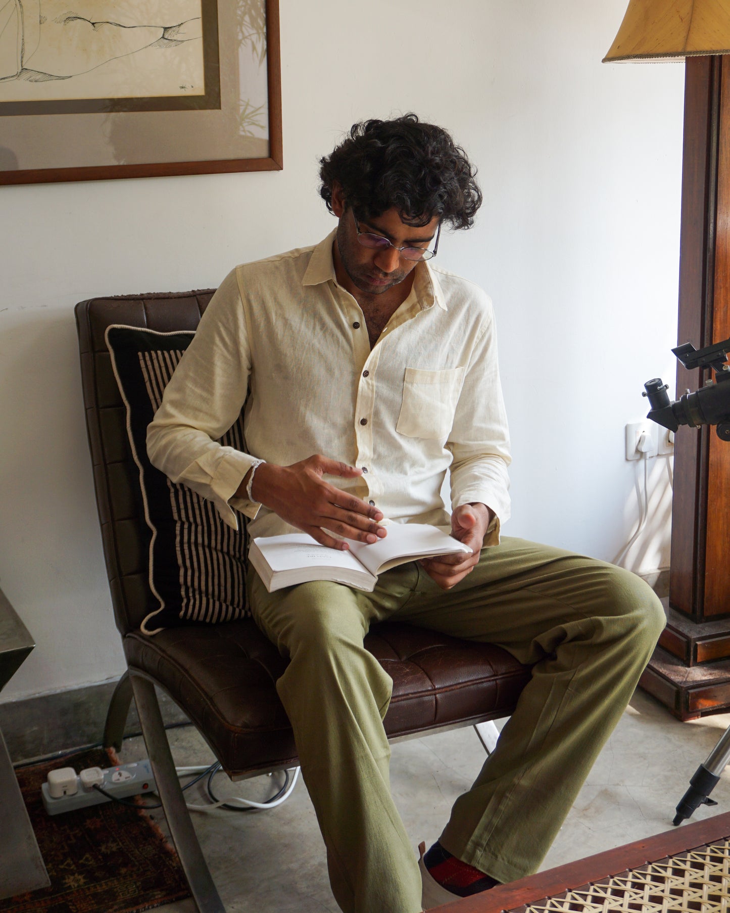Kayo Linen Pants - Khaki