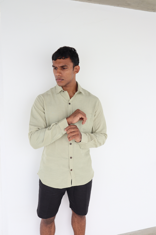 Nada Long Sleeve Shirt Regular Collar